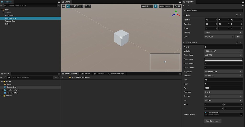 Shooting raycast through canvas - Cocos Creator - Cocos Forums