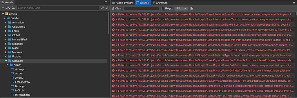 Renaming or moving the folder name causes a lot of errors - Cocos ...