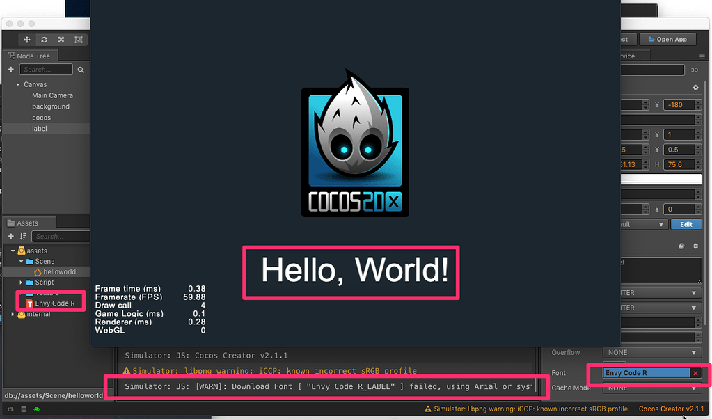 Font Problem in Cocos Creator 2.1.1 - Cocos Creator - Cocos Forums