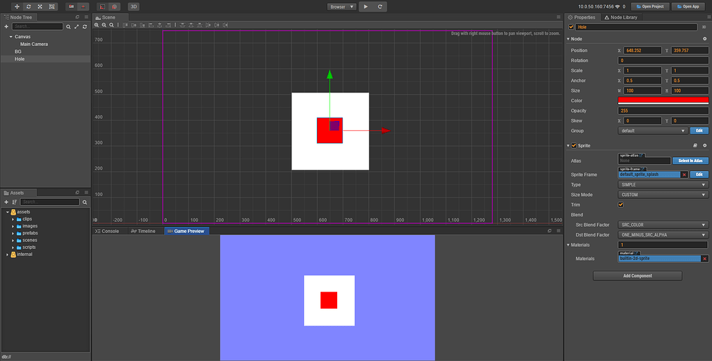 How to use Blend Factors to create the following effect - Cocos Creator ...
