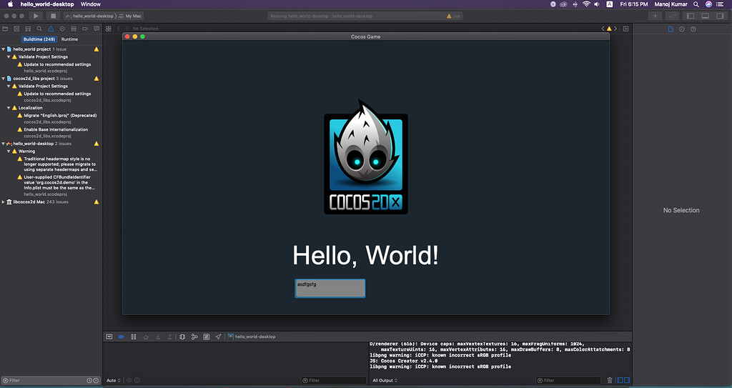 Edit Box Issue in cocos creator 2.4 in Mac Build - Cocos Creator ...