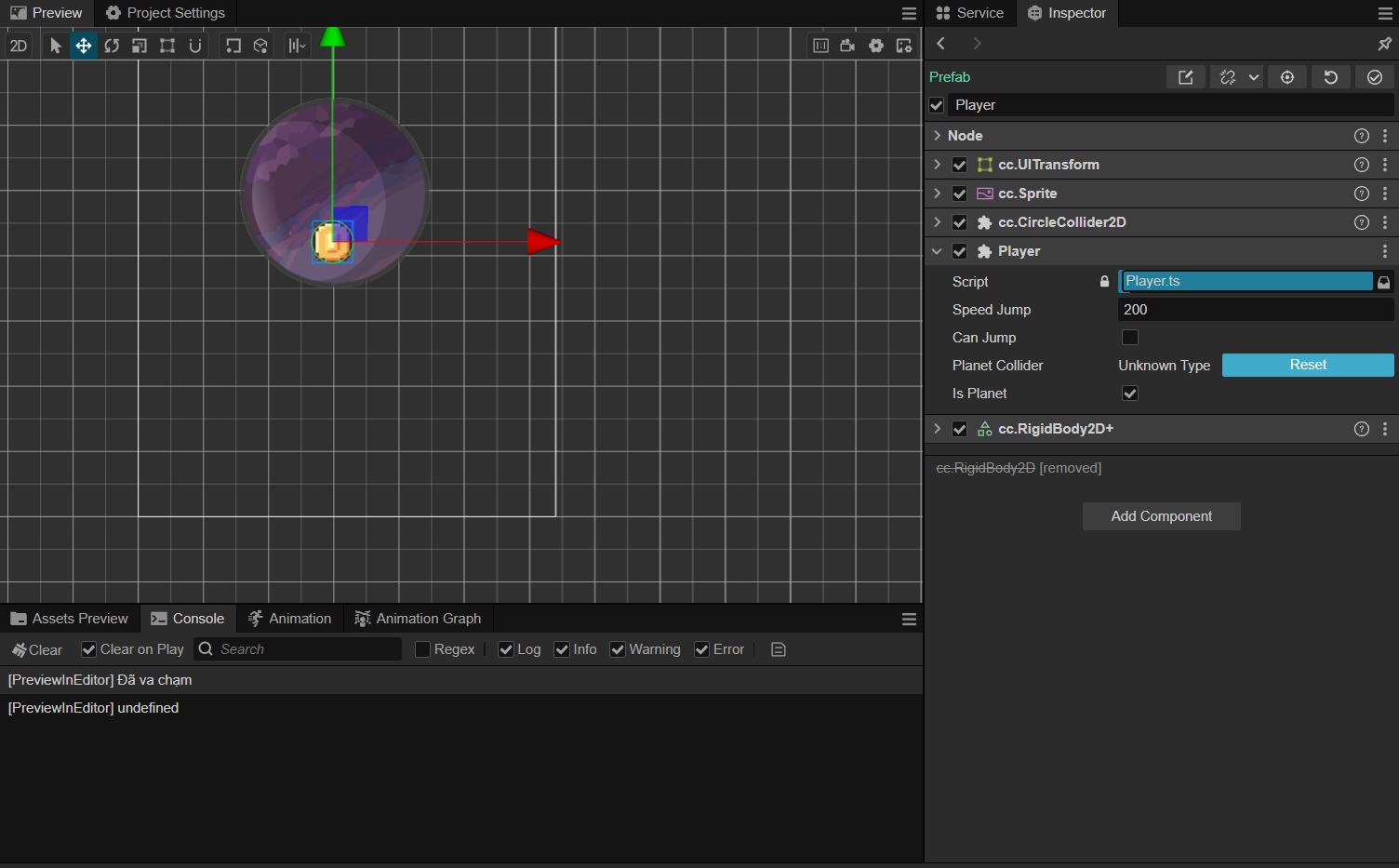 Get Component when Collider trigger - Cocos Creator - Cocos Forums